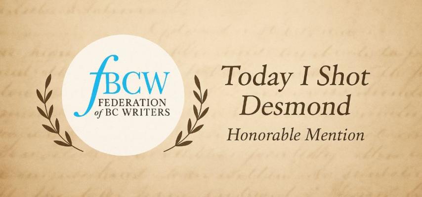 Today I shot Desmond